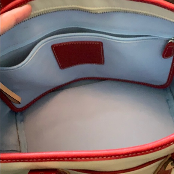 Coach leather/canvas tote - Picture 6 of 10